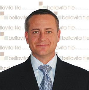 Damian Skinner, new Bellavita Tile Regional manager for the Central United States