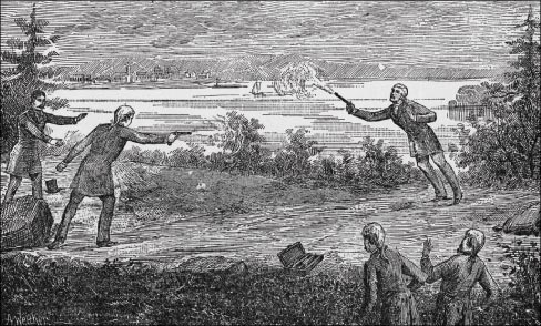 The infamous Burr-Hamilton duel precipitated a renaming crisis in the just-named Burrville, but was blocked by a prominent citizen –  an example of politics that is still par for the course, in these parts.