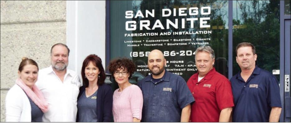 San Diego Granite is the newest member of the Artisan Group.