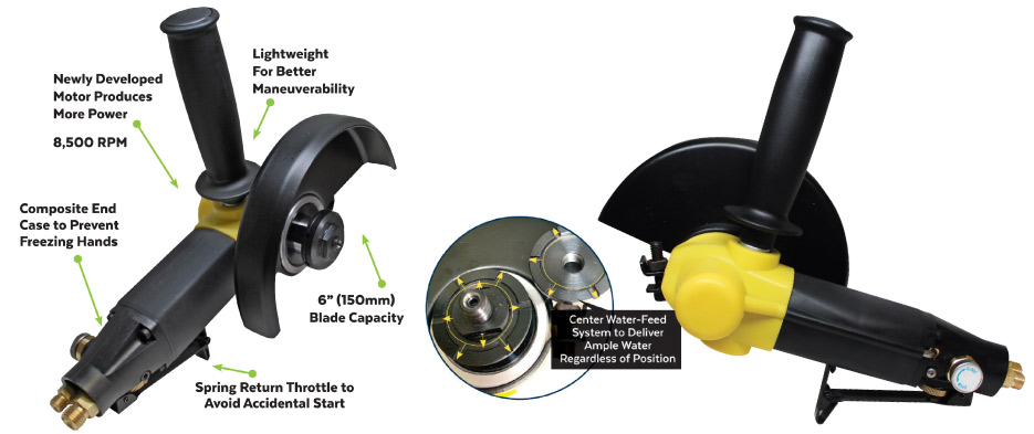 Alpha® Introduces the PSC-600 Wet Pneumatic Stone Cutter