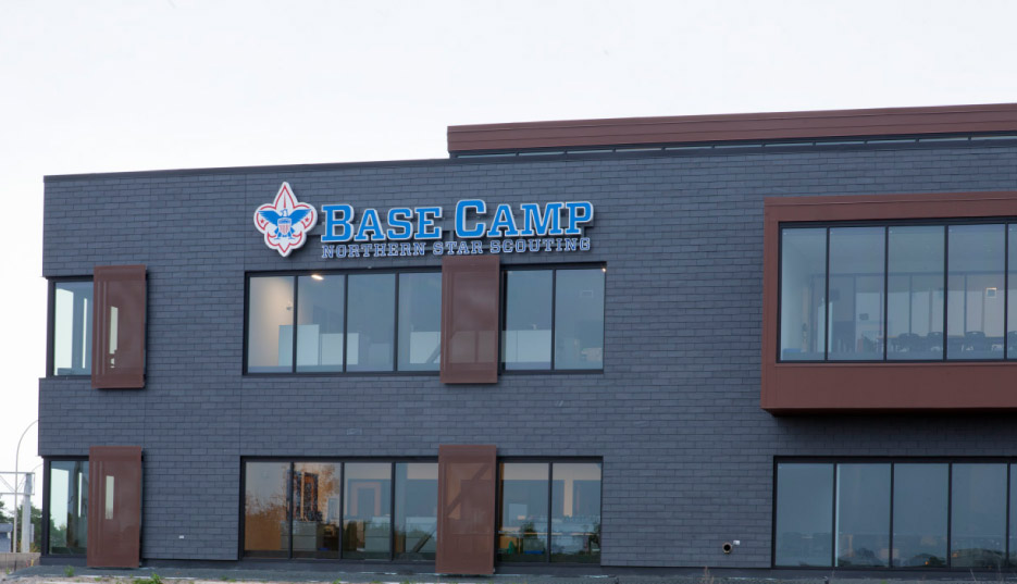 New headquarters of Northern Star Council for the Boy Scouts of America, which serves communities across central Minnesota and western Wisconsin.