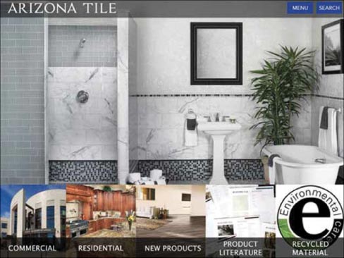 Arizona Tile offers a free App to access their online visualizing tools, created to help designers and customers see how Arizona Tile products will look in a space, before purchasing.