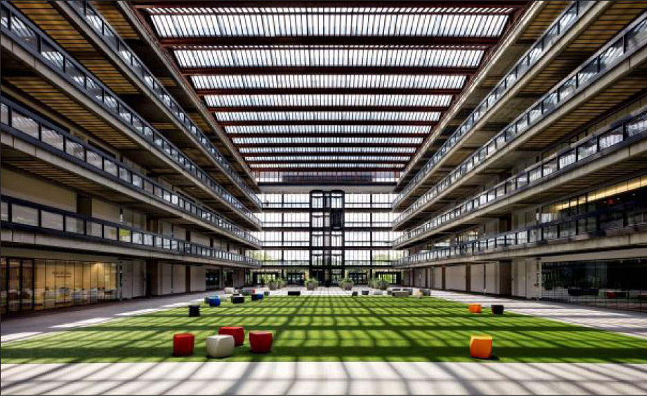 Bell Works Atrium  Photo courtesy Bell Works