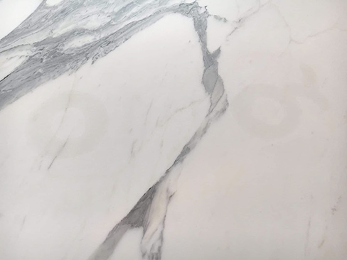 Marble with unsightly spots