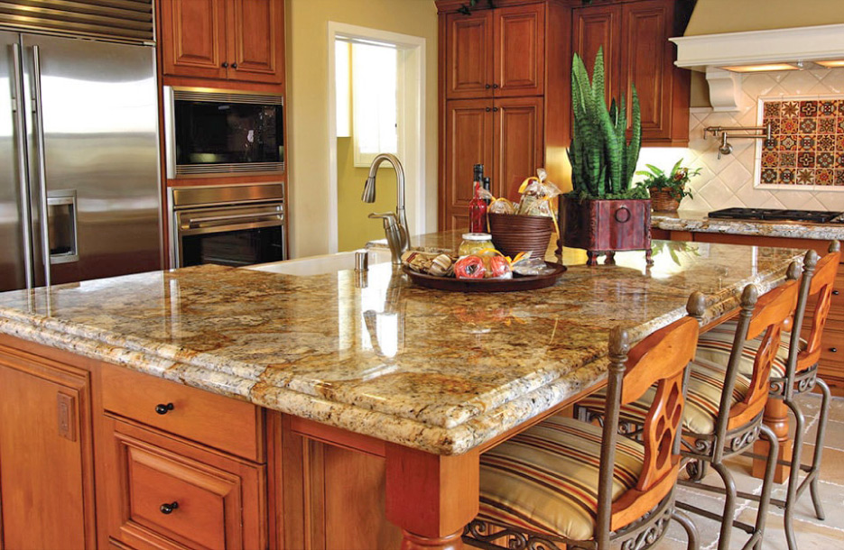 The Granite Gold Countertop Protection Plan is sold through fabricators and offers a five year coverage policy to repair accidental damage including stains, chips and etching. There is no start-up cost for fabricators to launch the Granite Gold program.