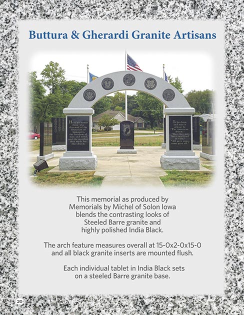 Barre Life, regularly features new and notable granite monument projects from Association members.