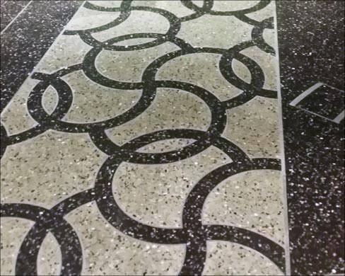 10,000 feet of inlaid terrazzo, The Cosmopolitan of Las Vegas