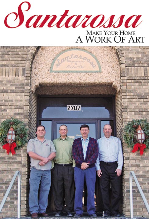 Left to right: David Saylor, Rob Santarossa, President John Santarossa, David Santarossa 