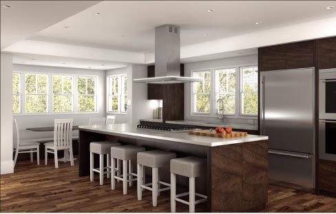 Remodeling to build spacious, open plan kitchens is a growing trend with homeowners.