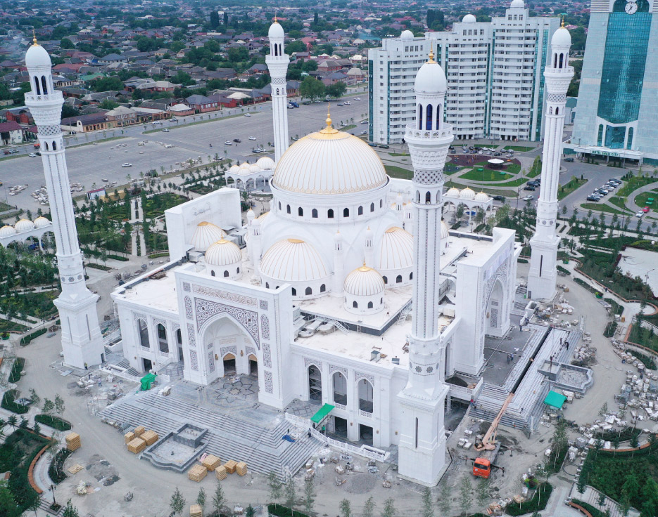 Mosque in Shali City Chechnya, Russia