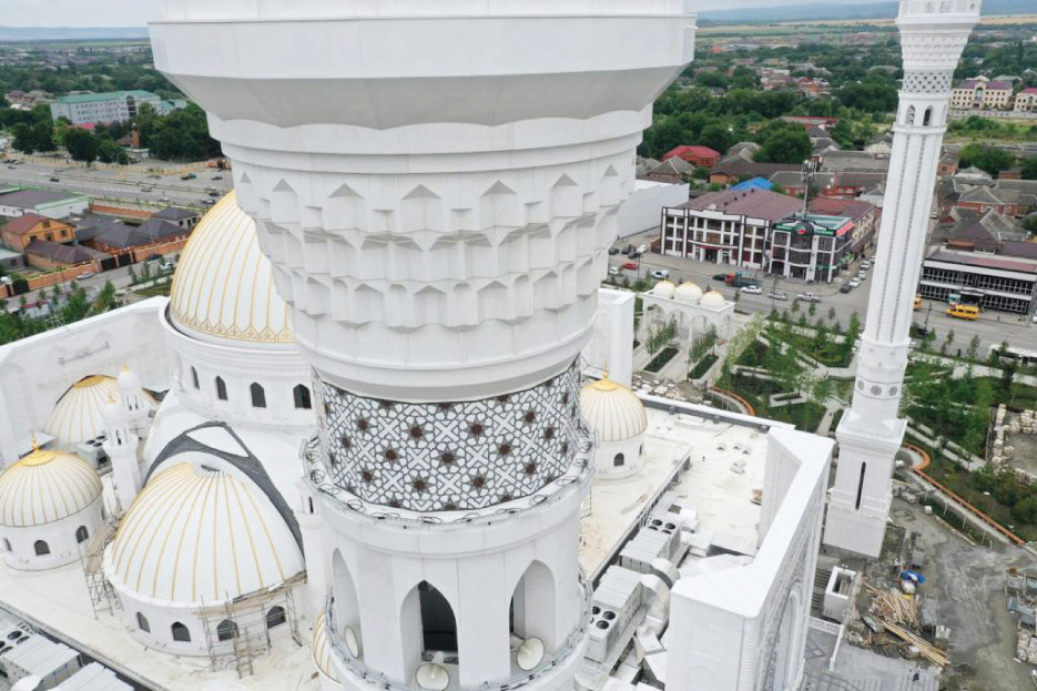 Mosque in Shali City Chechnya, Russia