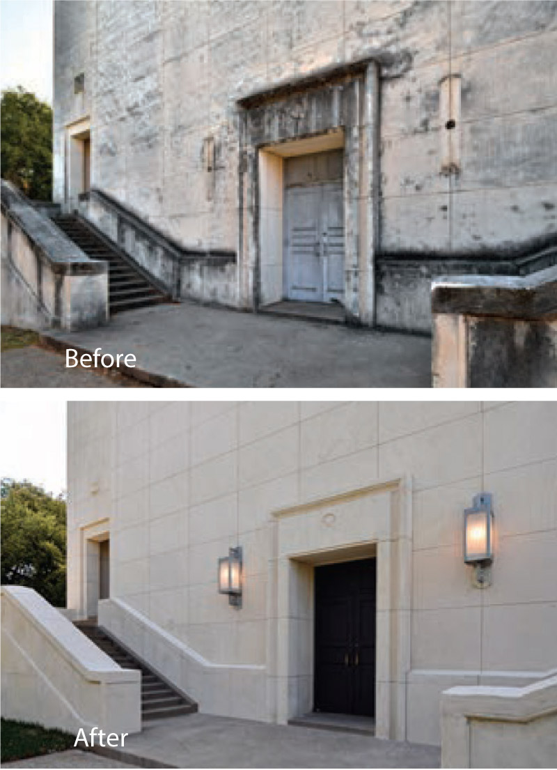 Renovation / Restoration Hall of State Exterior Remediations  Dallas, Texas