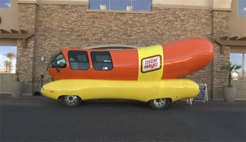 Fox News reported that the Oscar Mayer Weinermobile had its catalytic converter stolen while parked at a hotel in Las Vegas, Nevada. Ahhh, Las Vegas – home of hot slots, hot broads, hot dogs, and hot car parts. 