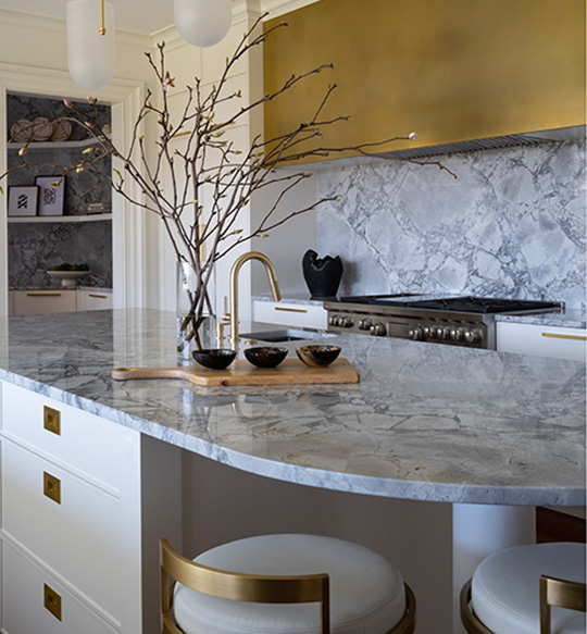 Super White Dolomite Kitchen