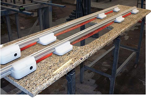 Stone Pro SR2 Vacuum Support Rail System