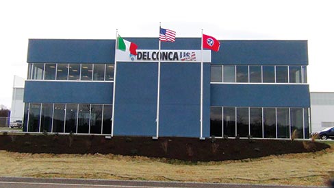 The new Del Conca USA headquarters overlooks the Tennessee River, in rural Loudon County