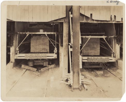 Wire gang saws on the South side of the Phenix facility. 