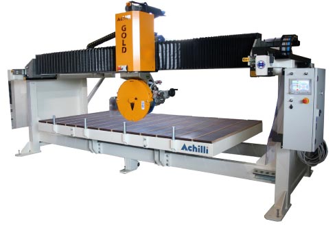 Achilli Gold CNC Controlled High Precision 4-Axis Bridge Saw