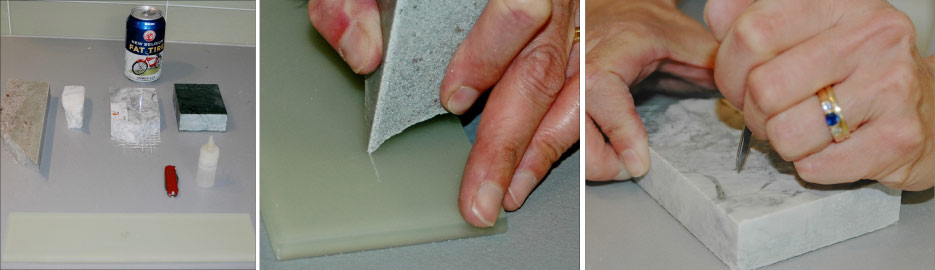 Once the test shows a stone is porous, you’ll know whether to use an inpregnating sealer, and which stones are less porous to start with.