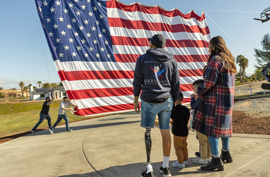 USMC Corporal (Ret.) Josue Barron, his family, and their new smart home.