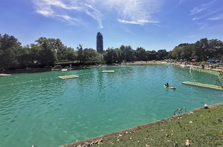 Originally a limestone quarry, Centennial Beach, near Naperville, Illinois was first made into a public-use park in the 1930’s. 