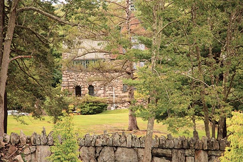 This structure was the first mansion built on the Tuxedo Park property, and became the headquarters for all subsequent construction within the park.