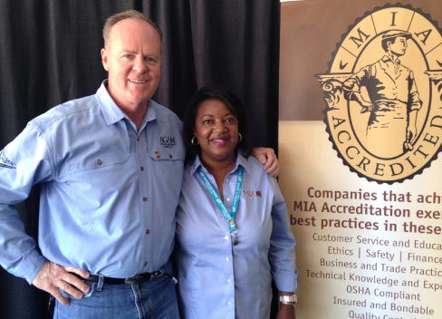 Left: Jim Hieb, and Carol Wilkins, new MIA Acceditation and Special Projects Manager