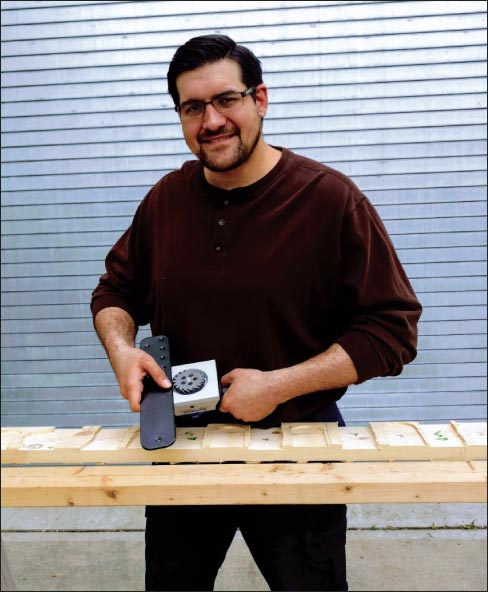 Matthew Iocco came up with the Brace Setter idea while looking for a better,  faster way to install I-Brace countertop supports.