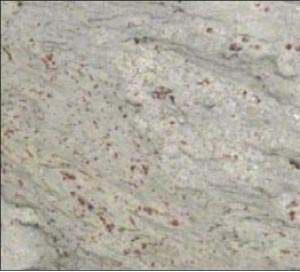 River White granite, a granulite, formed under extremely high temperatures. 