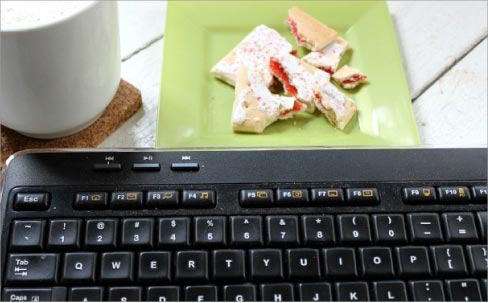 Clorox® has a new term for this keyboard mess… Board-‘oeuvres.