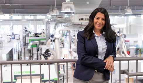 Niki Kaltsounis-Kampiziones is named Chief Operating Officer for Biesse and Intermac in North America.