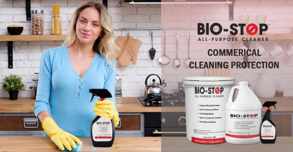 Bio-Safe Announces New Bio-Stop Alcohol-Based Cleaner for Homes and Institutions