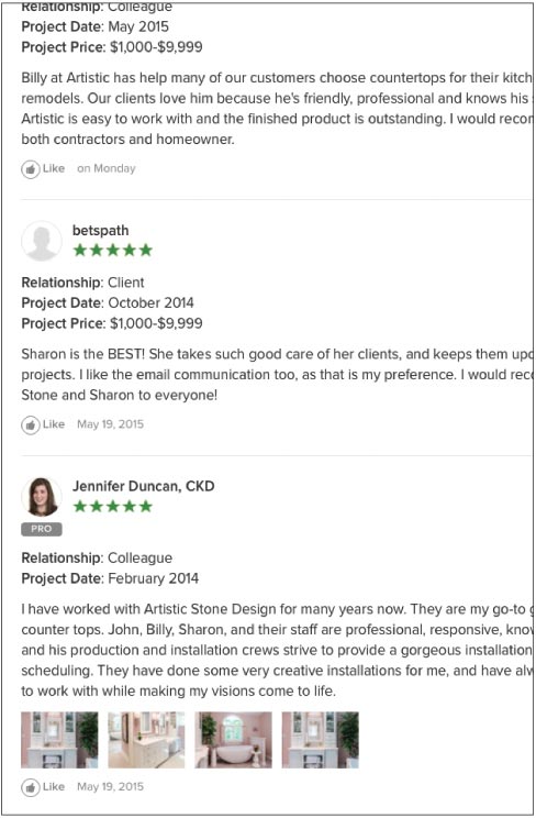 Positive reviews and kudos from satisfied clients will help foster local interest.