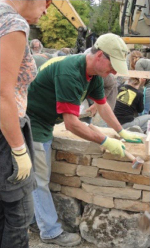 Hands-on learning stations on the tour will include such diverse topics as working with thin veneer stone, architectural carving, paving, the care and maintenance of stone, and dry wall building.