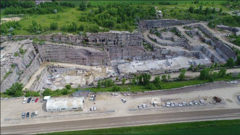 The Milbank Quarry in South Dakota  produces Carnelian® and Prairie Brown granite.