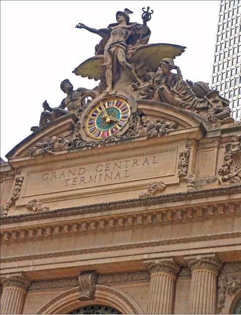 The magnificent Beaux Arts building that is Grand Central Terminal was designed by Reed & Stem and Warren & Wetmore in 1903 with Indiana limestone.