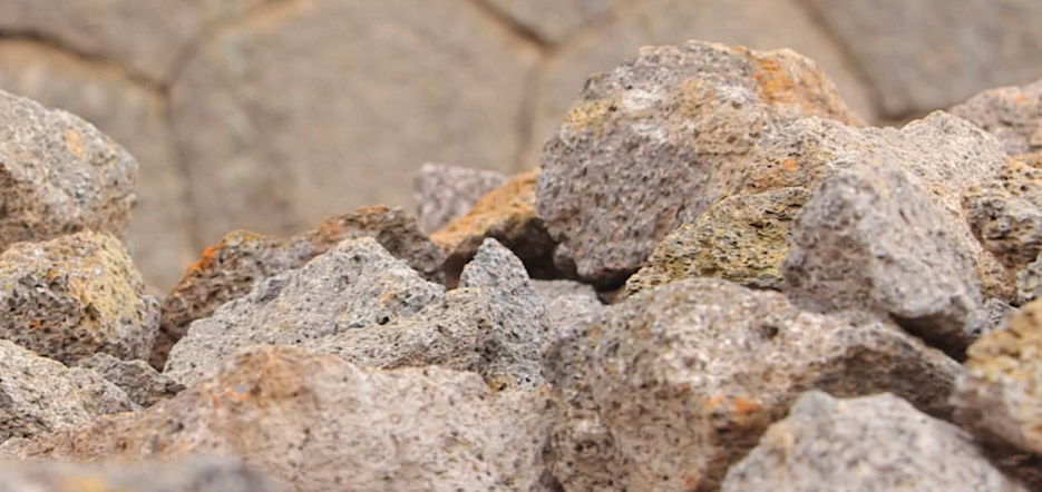 Local pumice stone was viewed as a low-value material, but it was available and affordable