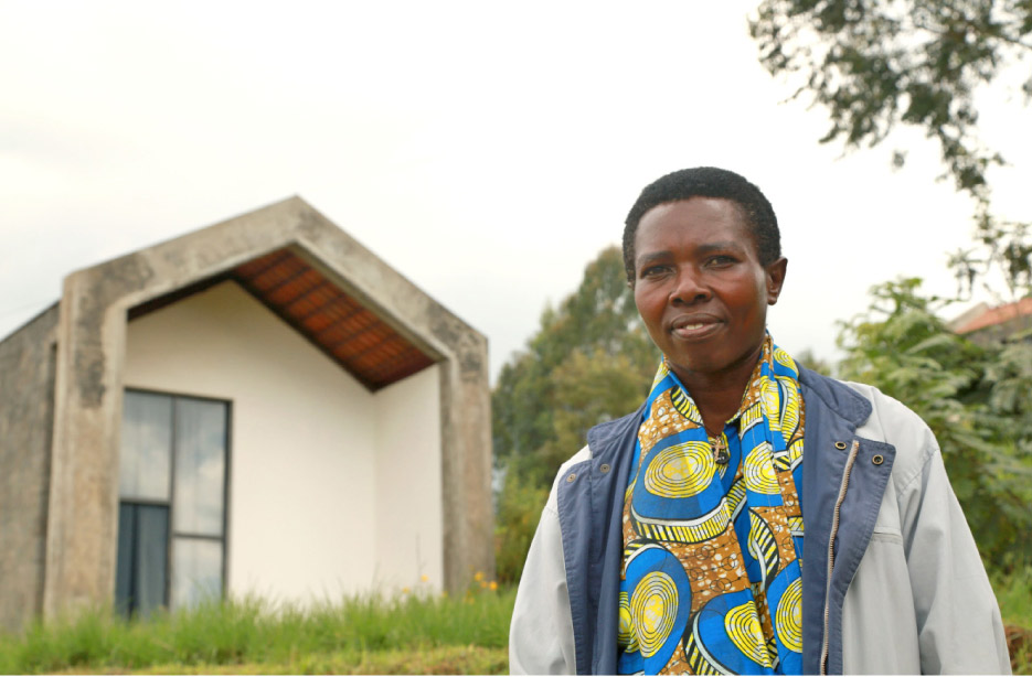 Anne Marie Nyiranshimiyimana mentored and trained other women in masonry techniques and earned the nickname “Kankwanzi” which is loosely translated as “a rising star that refuses to conform to society’s expectations.”  Nyiranshimiyimana said, ‘they told me no woman builds; no woman climbs. They told me women can’t do a lot of things.” She proved the naysayers wrong and rose to the rank of master mason. 