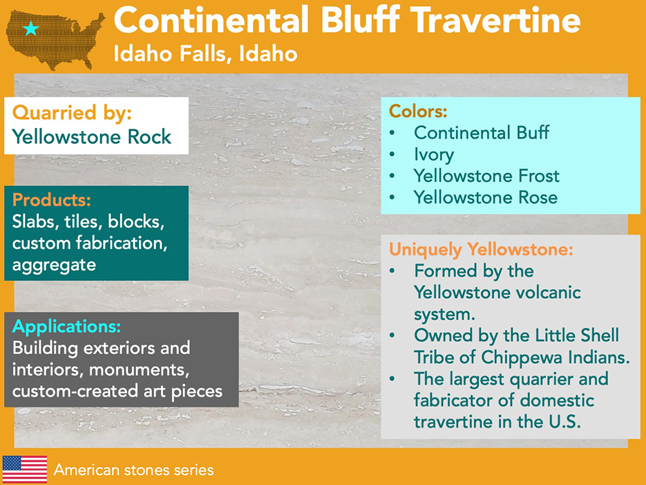 Continental Bluff Travertine