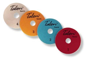 Long-wearing polishing pads with reduced steps like the Talon 4-Step for Quartz have helped revolutionize manual edge polishing, reducing the time and labor significantly.