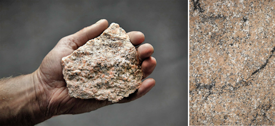 Polished or rough – Stoney Creek granite's texture and mineral composition reveals its fiery geologic formation.