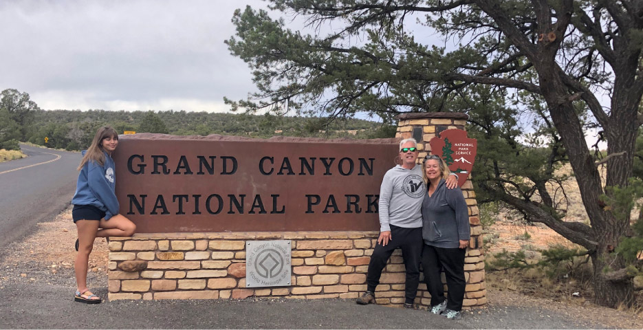 My family set out to visit the geologic wonder of the Grand Canyon National Park, among other destinations.