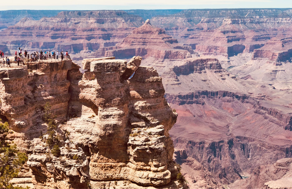 The expanse of this landscape is just too vast to comprehend without seeing it for yourself. Just look at all those hues of limestones and sandstones! 