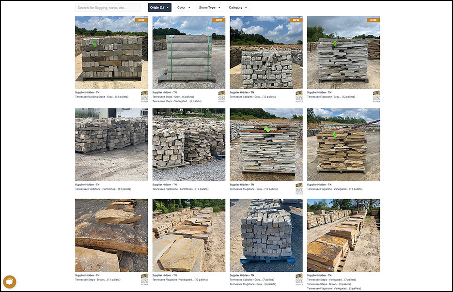 StoneLoads site members can search for the stone and color they need, place their order, and pay for the shipment all in 3 easy steps. Affiliated stone sources are tagged with the NSI logo.