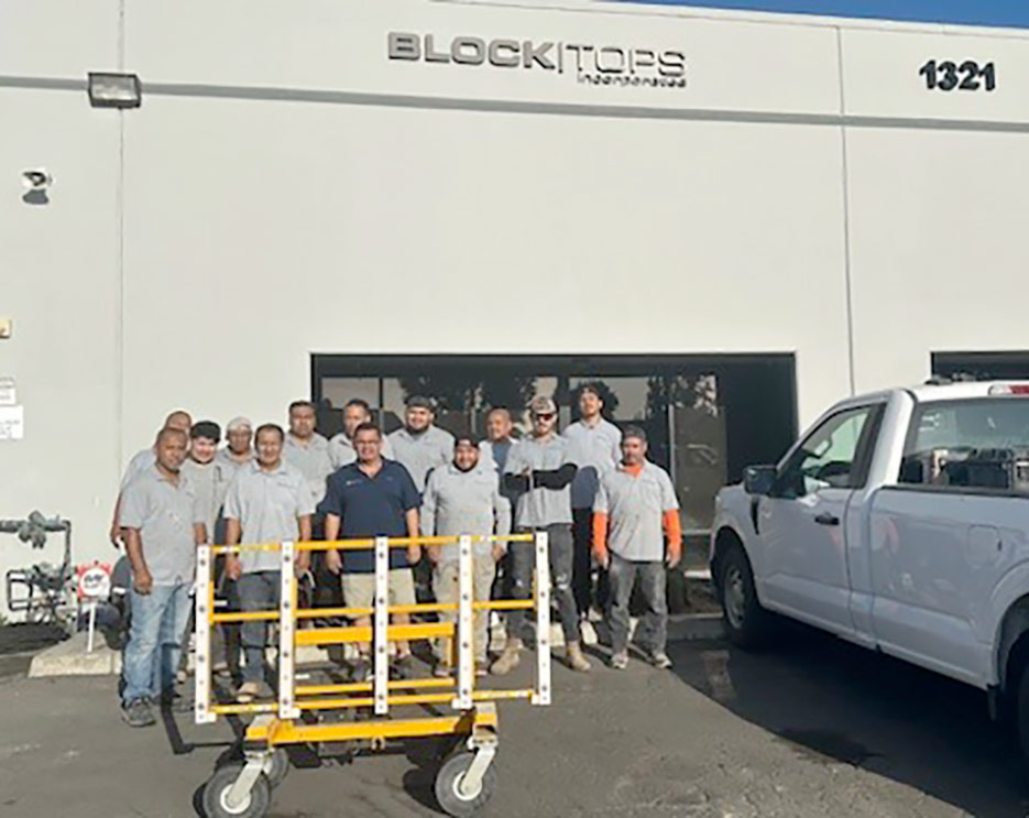 Block Tops, Anaheim install crews