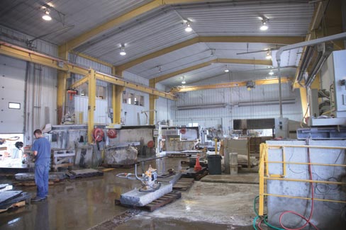 Founded in 2000, J.C. Stone Inc. is considered one of Maine’s top suppliers as well as fabricators. The 13,500 square foot state-of-the-art shop houses all the saws, shaping and polishing equipment needed to manufacture architectural elements and slab countertops. 