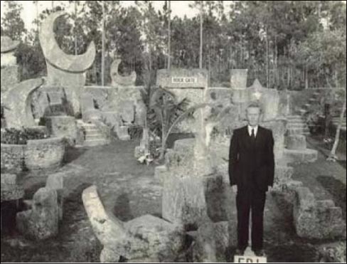 mysterious creator of the Coral Castle, Ed Leedskalnin