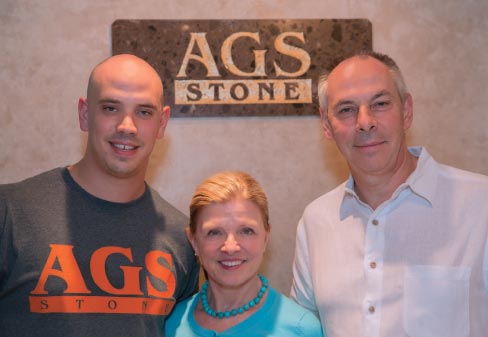 From left: The Rogers – Alex, Jackie, Gary 