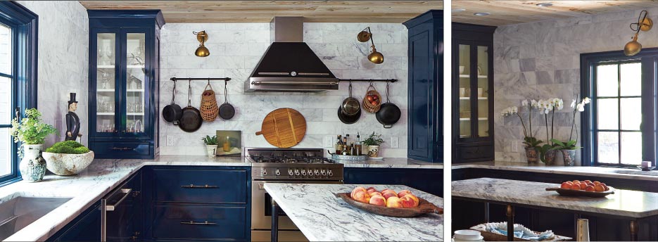 traditional kitchen designs in Pearl Grey American marble from the Polycor Quarry in Tate, Georgia.