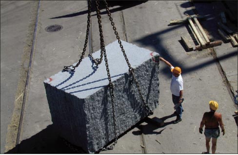 Larvikite granite is the national stone of Norway. The silvery blue luster of polished larvikite is due to the interaction between natural light and feldspar crystals.